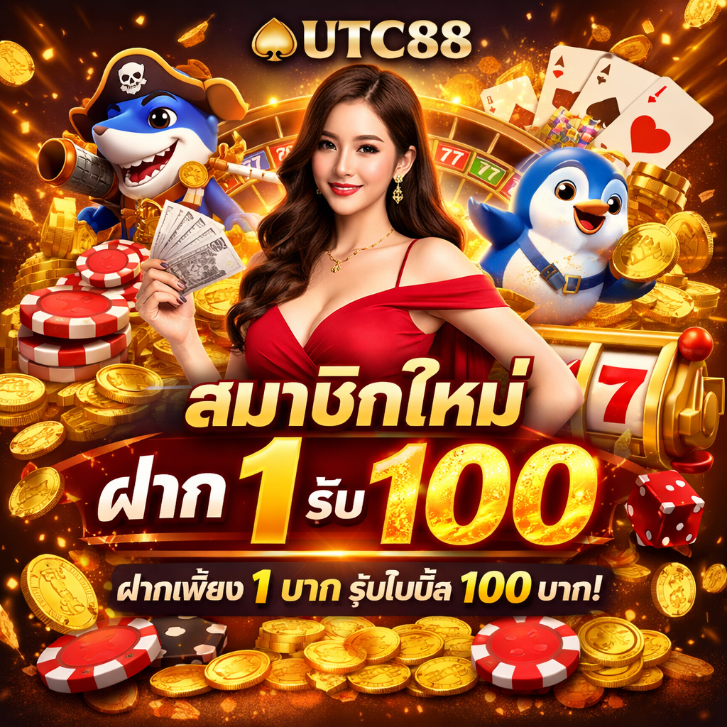 โปรสล็อต สมาชิกใหม่ ฝาก 1 รับ 100